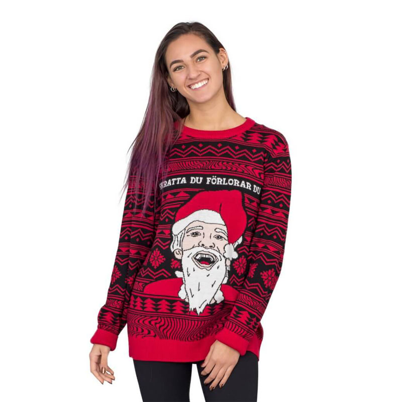 Women Christmas Pullover Letter Sweater